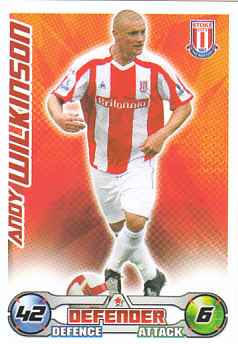 Andy Wilkinson Stoke City 2008/09 Topps Match Attax #256